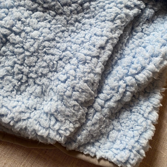 NWOT Lauren James Light Blue Sherpa - Picture 6 of 9